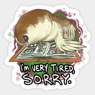 Comic Pigeon Sticker